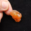 Natural Red Agate Carved frog Pendant Bead 28*20*18mm, 10.0g