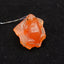 Natural Red Agate Carved frog Pendant Bead 28*20*18mm, 10.0g