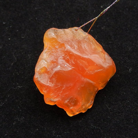 Natural Red Agate Carved frog Pendant Bead 28*20*18mm, 10.0g