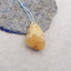 Natural Yellow Opal Gemstone Pendant Bead For Necklace, Unique Pendant Bead, 29x18x13mm, 6.2g