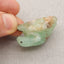 Pendentif lézard sculpté en chrysoprase naturelle, 43x29x20 mm, 21,1 g