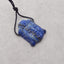 New Lapis Lazuli Buddha Head Gemstone Pendant Bead, 31x29x9mm, 11.5g