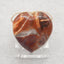 New Natural Drusy Wood Fossil Heart Gemstone Pendant Bead, Popular Side Drilled Pendant For DIY Making, 34×33×11mm, 17.7g