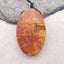 Natural Multi-Color Picasso Jasper Woman Gemstone Pendant Bead, Side Drilled Gemstone Pendant,Handmade Pendant Gift, 53x33×10mm, 26.2g