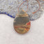 Natural Multi-Color Picasso Jasper Teardrop Gemstone Pendant Bead, Side Drilled Gemstone Pendant,Handmade Pendant Gift, 35x25×7mm, 9.6g