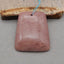 Natural Rhodochrosite Pendant Bead 44*37*8mm, 22.2g