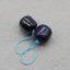 Intarsia of Amazonite, Red River Jasper, African Sodalite And Obsidian Earring Beads 12*11*11mm, 5.3g