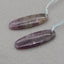 Natural Pink Tourmaline Earring Beads 33*10*4mm, 5.2g