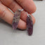 Natural Pink Tourmaline Earring Beads 33*10*4mm, 5.2g