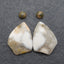 4 PCS Nugget (Rough Sides)  Natural Ocean Jasper Gemstone, Handmade Jewelry,23x17x4mm,5mm,4g