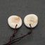 Natural Conch Shell Earring Beads 13*11*4mm, 2.1g