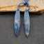 Natural Lapis Lazuli Earring Beads 48x11x5mm, 9.6g