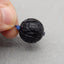 Natural Obsidian Carved butterfly Pendant Bead 22*22*22mm, 13.2g