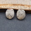 Crazy Lace Rosetta Stone Boucles d'oreilles Stone Pair, pierre pour la fabrication de boucles d'oreilles, 13x11x3mm,2.0g