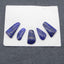 5 PCS Natural Lapis Lazuli Cabochons 23*9*2mm, 14*17*2mm, 3.7g