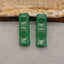 Natural Green Jade Carved bamboo Earring Beads 29*10*6mm, 5.6g