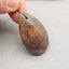 Natural Ocean Jasper Pendant Bead 50*30*8mm, 15.5g