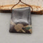 Natural Mushroom Jasper Pendant Bead 38*32*7mm, 16g