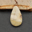 Natural Howlite Pendant Bead 40*23*6mm, 9.3g