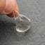 Natural White Quartz Pendant Bead 22*20*20mm, 13.0g