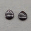 Natural Garnet Earring Beads 15*14*3mm, 3.6g