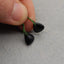 Natural Obsidian Earring Beads 9*8*4mm, 1.0g