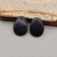 Natural Obsidian Earring Beads 20*15*4mm, 4.4g