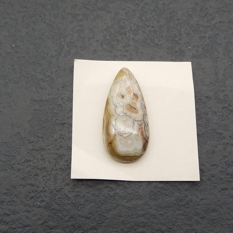 Natural Crazy Lace Agate Cabochon 21*18*5mm, 3.6g