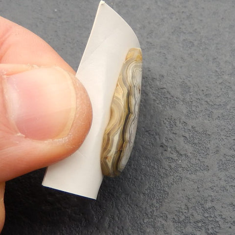 Natural Crazy Lace Agate Cabochon 21*18*5mm, 3.6g