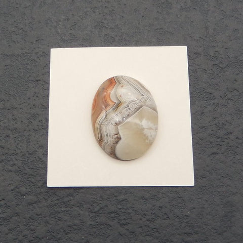 Natural Crazy Lace Agate Cabochon 21*18*5mm, 3.6g