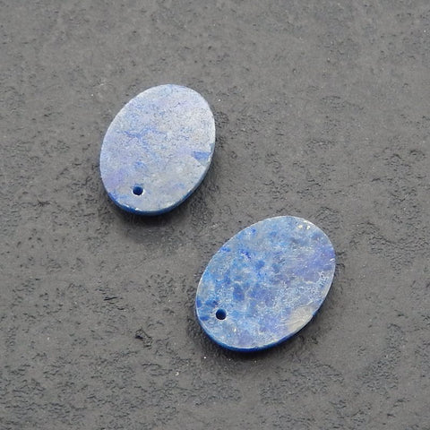 Natural Lapis Lazuli Earring Beads 18*13*6mm, 5.5g