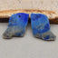 Natural Lapis Lazuli Earring Beads 24*21*3mm, 7.7g