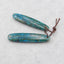 Natural Chrysocolla Earring Beads 40*10*4mm, 5.6g