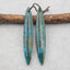 Natural Chrysocolla Earring Beads 53*9*4mm, 7.2g