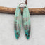 Natural Chrysocolla Earring Beads 45*9*5mm, 5.6g