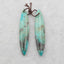 Natural Chrysocolla Earring Beads 45*9*5mm, 5.6g