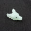 Natural Chrysoprase Carved wolf head Pendant Bead 23x17x9mm, 3.0g