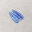 Blue Onyx Teardrop Gemstone  Earring Beads,Fashion Earring Pair,Jewelry DIY Making,39x13x4mm,6.2g