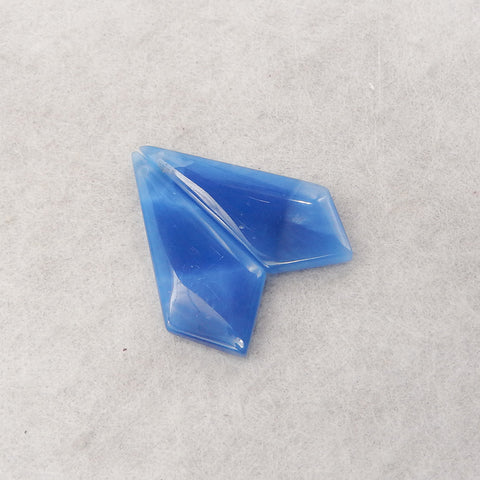 Blue Onyx Gemstone  Earring Beads,Fashion Earring Pair,Jewelry DIY Making,Gemstone Earrings Wholesale,35x15x4mm,4.3g