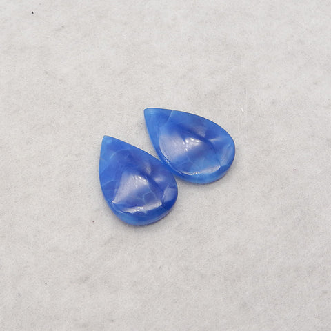 Blue Onyx Gemstone  Earring Beads,Fashion Earring Pair,Jewelry DIY Making,Gemstone Earrings Wholesale,29x20x5mm,8.1g