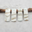 4 PCS Natural Hemimorphite Pendant Beads 33*11*2mm, 34*12*3mm, 12.3g