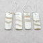 4 PCS Natural Hemimorphite Pendant Beads 33*11*2mm, 34*12*3mm, 12.3g