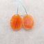 Nugget (Rough Sides) Natural Red Agate Gemstone Earring Beads