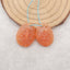 Nugget (Rough Sides) Natural Red Agate Gemstone Earring Beads