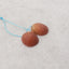 Nugget (Rough Sides) Natural Red Agate Gemstone Earring Beads