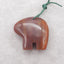 Natural Agate Gemstone Pendant Bead, Drilled Gemstone Pendant,Handmade Pendant Gift, 53x33×10mm, 21.6g