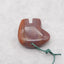 Natural Agate Gemstone Pendant Bead, Drilled Gemstone Pendant,Handmade Pendant Gift, 53x33×10mm, 21.6g