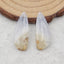 Natural Blue Lace Agate Earring Beads 25*10*3mm, 3.2g