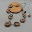 Natural Ammonite Fossil Pendant Beads for Necklace