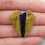 Natural African Sodalite,Yellow Opal Intarsia Gemstone Earring Beads